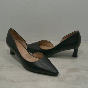 Naturalizer Classic Comfort Black Leather Dalary Pointed -toe Pump Size 9M